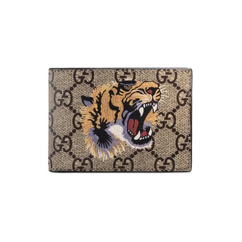 tiger wallet gucci|Gucci tiger print wallet.